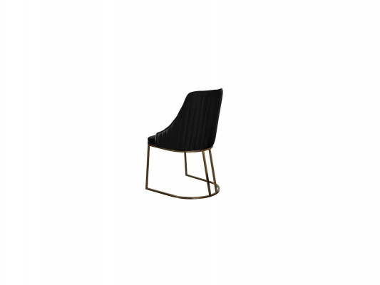 Groep stoelen Keukenstoelen Eetkamerstoelen Zwart 6-delig Modern Stof