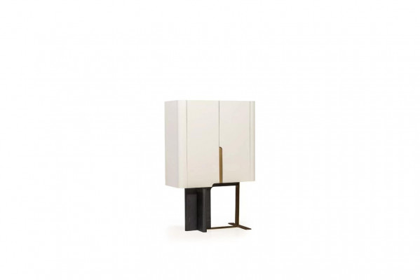 Kast Houten kast Hout Wit Eetkamer Aanbouwkast Moderne dressoir