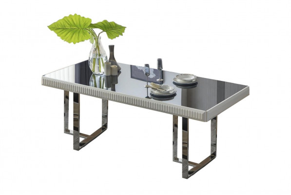 Eettafel Eettafel Tafel Luxe eetkamermeubels Wit eetkamer