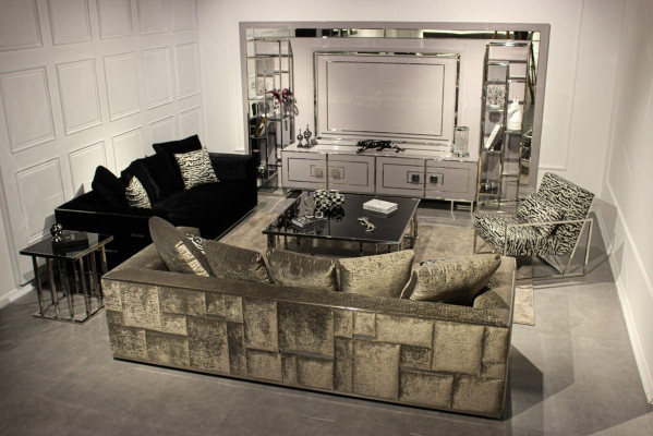 Modern woonkamerset bankstel meubels design wandmeubel salontafel compleet.