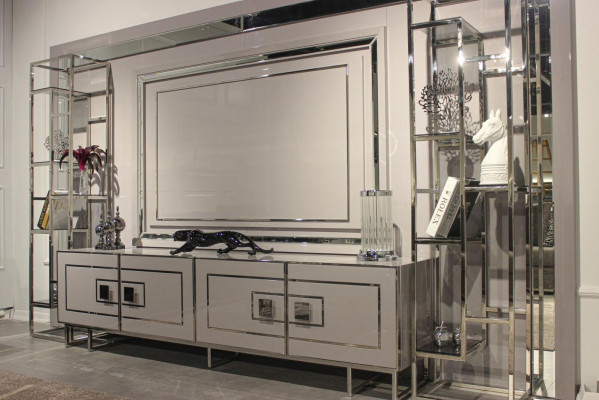 Modern woonkamerset bankstel meubels design wandmeubel salontafel compleet.