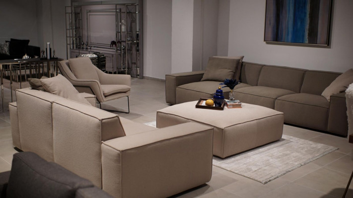 Woonkamerset 4-delig Luxe Inrichting Bankstel Design Hoekbank  Woonkamerset 4-delig Luxe Inrichting Bankstel Design Hoekbank