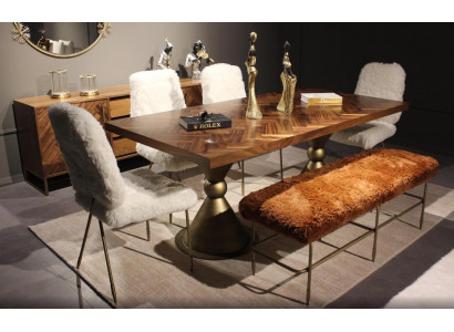 Eetkamer set Eettafel 4 stoelen Zitbank Moderne set Luxe eetgroep