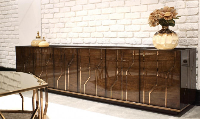 Woonkamermeubels Sideboard Luxe Modern Design Kast Hout Inrichting
