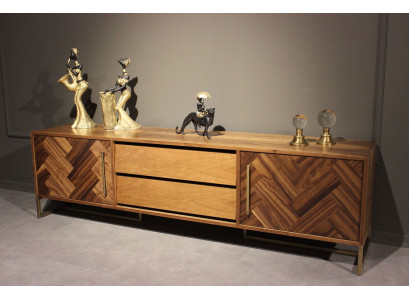 Braun TV-standaard RTV dressoir Woonkamermeubels Modern Luxe Nieuw