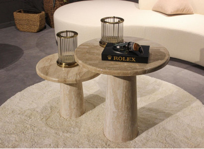 2x salontafels woonkamerset houten meubels design moderne inrichting