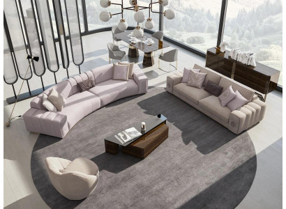 Bankstel Set 4-delig Zes-zits Drie-zits Bank Bankstel Woonkamer Fauteuil