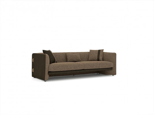 Woonkamer compleet bank driezitsbank gestoffeerd meubilair fauteuil design salontafel