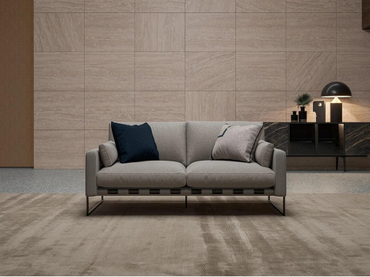 Bankstel Tweezits Inrichting Woonkamer Meubels Modern Beige Bank