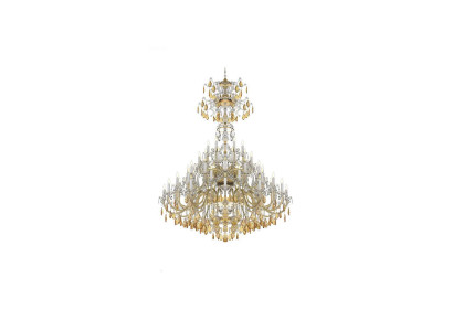 Edel kristallen kroonluchter woonkamer verlichting binnengebied luster.