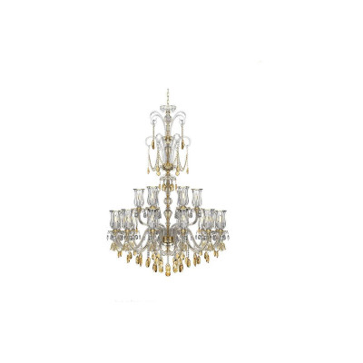 Ontwerper Zilveren Gouden Kroonluchter Woonkamer Hanglamp
