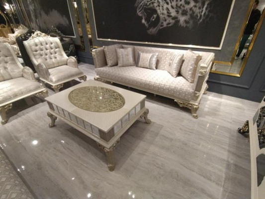 Modern bankstel set 5-delig luxe woonkamerset 3+3+1+1+salontafel nieuw