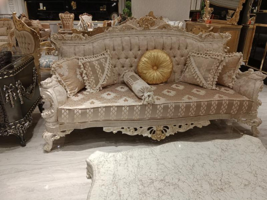 Exclusieve woonkamerbankenset Hoogwaardige sofa's Elegante fauteuils