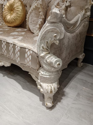 Exclusieve woonkamerbankenset Hoogwaardige sofa's Elegante fauteuils