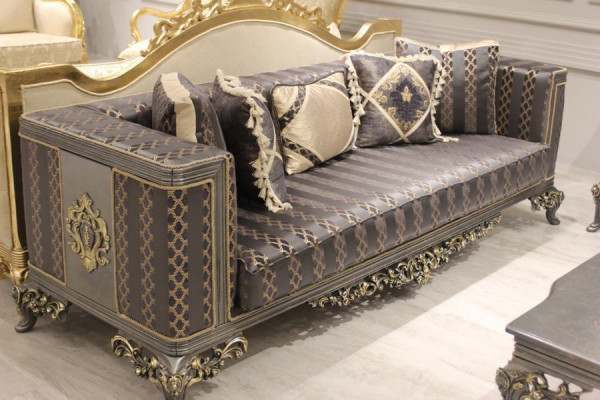 Woonkamerset bankstel in natuurtinten, design zitmeubelen salontafel