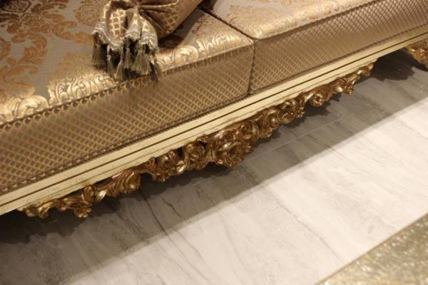 Bankstel 3-zits Chesterfield stof textiel Klassieke stijl Groep Nieuw