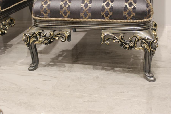 Luxe 3-delige woonkamerset bankstel set 2x bank 3-zits relaxfauteuil