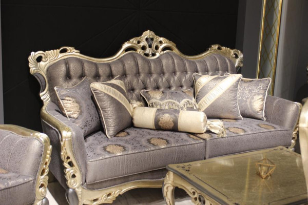 Bankstel 3+3 zitter meubel luxe set Bankstel grijs modern set nieuw