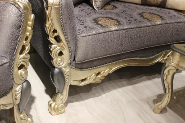 Bankstel 3+3 zitter meubel luxe set Bankstel grijs modern set nieuw