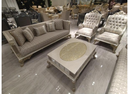 Luxe woonkamerset, bankstel + 2 comfortabele fauteuils Nieuw