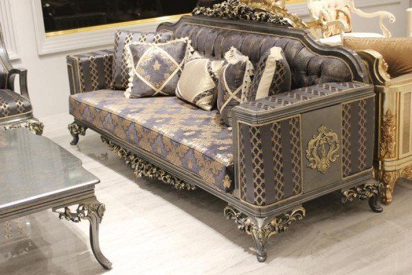 Luxe 3-delig bankstel set Bank 3-zits Relax 2x Fauteuil Deluxe