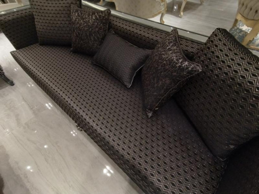 Deluxe woonkamerset bank en fauteuil Premium bank en fauteuil Nieuw bruin