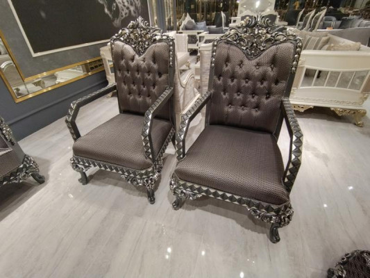 Deluxe woonkamerset bank en fauteuil Premium bank en fauteuil Nieuw bruin