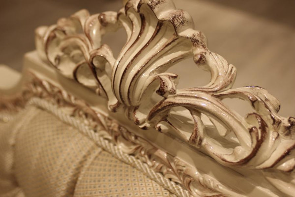 Klassiek Elegant Ontwerp Exclusieve 3-Zits Bank Hoogwaardige Bankstel Bank