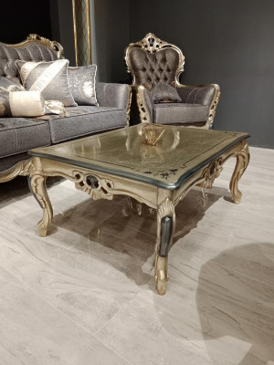 Klassieke salontafel woonkamer meubels luxe salontafel goud nieuw