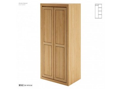 Kledingkast eiken kast massief hout slaapkamerkast kasten nieuw.
