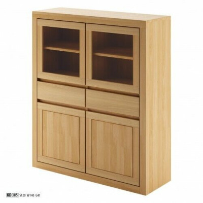 Handgemaakte commode dressoir houten commode van echt hout plank woonkamer