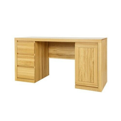 Schrijftafel Houten tafel Computertafel Massief houten bureau Bureau tafel Bureaumeubelen Tafels