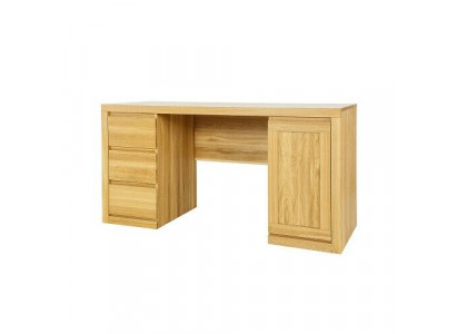 Schrijftafel Houten tafel Computertafel Massief houten bureau Bureau tafel Bureaumeubelen Tafels
