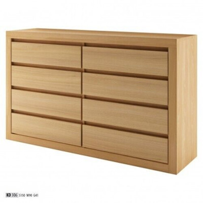 xxl Ladenkast Echt houten kast Eiken massief houten ladenkast Dressoir Nieuw