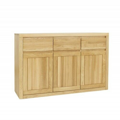 Ontwerper dressoir massief houten dressoir kast kasten echt hout eiken 140x90cm