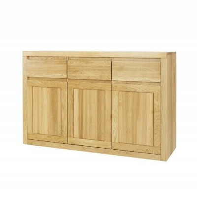 Ontwerper dressoir massief houten dressoir kast kasten echt hout eiken 140x90cm