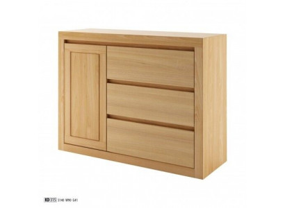 Landhuis dressoir massief houten kasten echte houten eiken 140x90cm dressoirs.