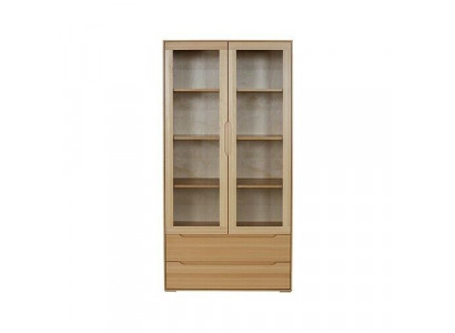 Klassieke vitrinekast Vitrine Handgemaakt Massief houten kast Houten kasten