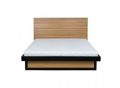 Tweepersoons hoogslaper houten bed lattenbodem eiken bed echtelijk massief houten meubelen