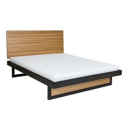 Tweepersoons hoogslaper houten bed lattenbodem eiken bed echtelijk massief houten meubelen