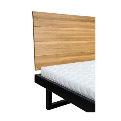 Bed Dubbel bed Eiken Huwelijksbed Houten bed 120x200 Bedframe Massief Meubilair Bedden