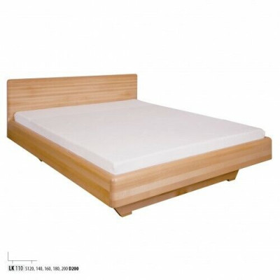 Massief houten bed 180x200 tweepersoonsbed Beuken massief Echt houten bedden Massief houten bed