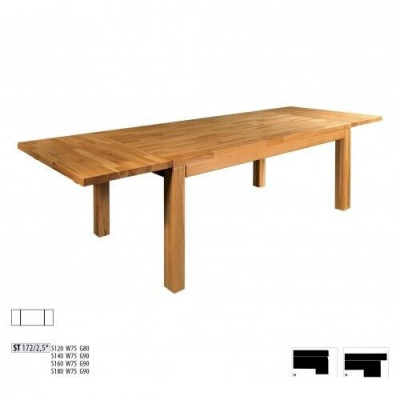 Eettafel Vergadertafel Houten tafel Tafels Tafel Massief Meubilair Eetkamer 180x90cm