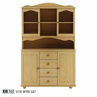 Buffet, dressoir, eetkamerkast, servieskast volledig houten kast houten kasten