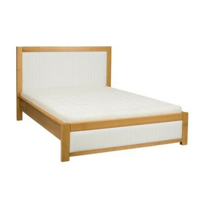 Echt houten bedden Houten bed Tweepersoonsbed Gestoffeerd bed met de hand gemaakt Echt houten bed Nieuw