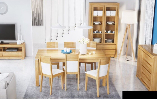 Eettafel houten tafels Woonkamer Eetkamer Tafel 180x90cm Massief Houten eettafels