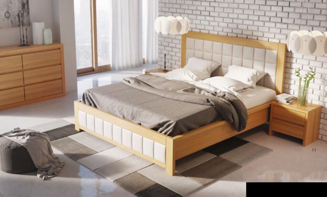 Echt houten bedden Houten bed Tweepersoonsbed Handgemaakt Echt houten bed Nieuw