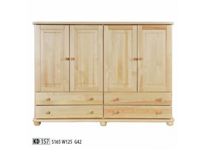 Laden Design Lowboard Buffet Kast Echt Hout Dressoirs Sideboard