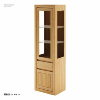 Glazen vitrine houten kast woonkamer kledingkast handgemaakt massief hout.