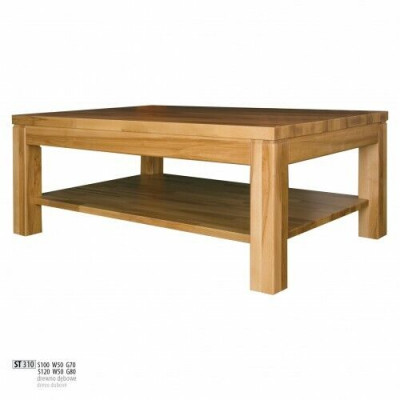 Houten salontafels van massief hout voor de woonkamer, 120x80cm massieve tafels